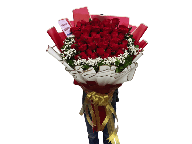 Buket Mawar Merah Spesial Kasih Sayang