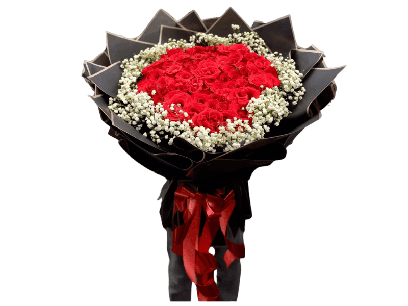 Bunga Buket Mawar Merah Spesial Valentine